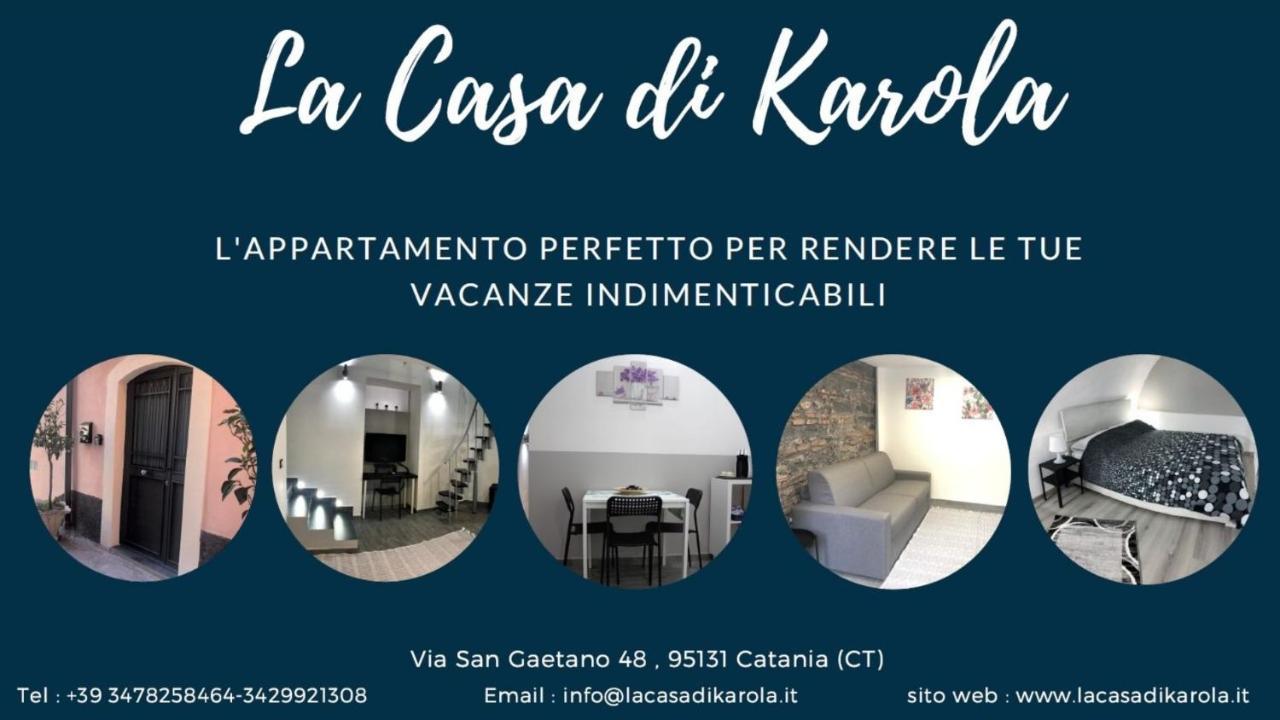 La Casa Di Karola Catânia Exterior foto